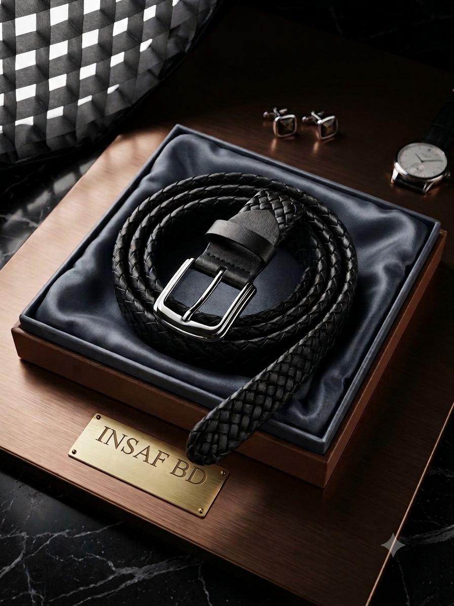 Leather belt